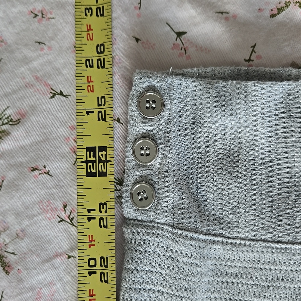Talbots Gray Long Sleeve With Button Details - image 6